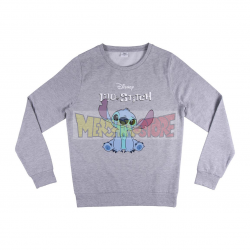 Sudadera Adulto Disney - Stitch gris Talla XS