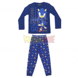 Pijama interlock niño Sonic 14 años 164cm