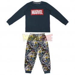 Pijama infantil interlock Marvel 6 años 116cm en caja regalo
