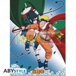 Póster Naruto Shippuden - Naruto vs Sasuke 52x38cm