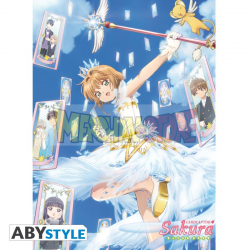 Póster Cardcaptor Sakura - Sakura & Cards 52x38cm