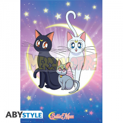 Póster Sailor Moon - Luna, Artemis & Diana 91.50x61cm