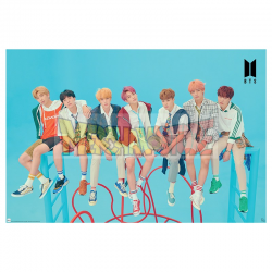 Póster BTS - Group Blue 91.50x61cm