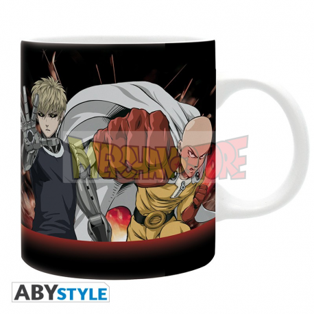 Taza cerámica One Punch Man - Saitama & Genos 320Ml