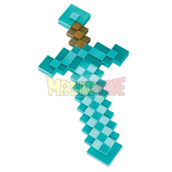Réplica de plástico Minecraft - Diamond Sword 51cm