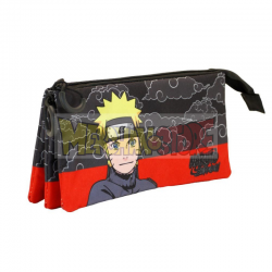 Estuche portatodo triple Naruto Shippuden