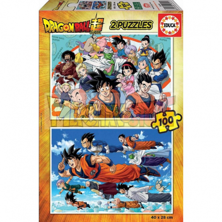 Puzzle doble Dragon Ball 100 piezas