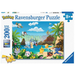 Puzzle Pokémon en la playa 200 piezas
