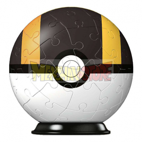 Pokémon Puzzle 3D Pokéballs - Ultra Ball (54 piezas)