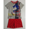 Pijama manga corta niño Sonic rojo 4 años 104cm