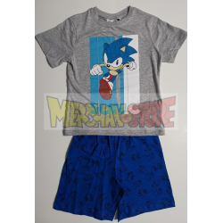 Pijama manga corta niño Sonic rojo 8 años 128cm