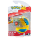 Figura Pokémon Clip'n'Go Poké Ball Gible & Veloz Ball