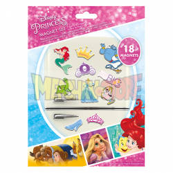 Set de 18 imanes Disney - Princesas 7x4cm