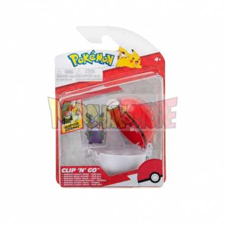 Figura Pokémon Clip'n'Go Poké Ball - Morpeko 5cm