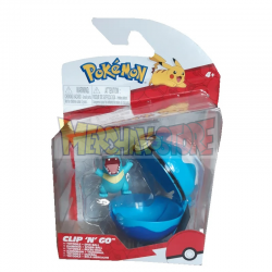 Figura Pokémon Clip'n'Go Poké Ball Totodile & Dive Ball 5cm