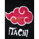Camiseta infantil Naruto - Itachi negra 8 años 128cm