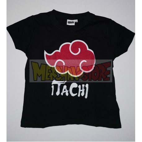 Camiseta infantil Naruto - Itachi negra 8 años 128cm