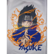 Camiseta infantil Naruto - Sasuke blanca 6 años 116cm