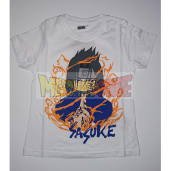 Camiseta infantil Naruto - Sasuke blanca 14 años 164cm
