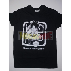Camiseta One Piece - Luffy Crew negra Talla L