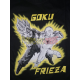 Camiseta infantil Dragon Ball - Goku Frieza negra 10 años 140cm