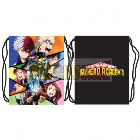 Saco mochila My Hero Academia - Personajes 46x37cm