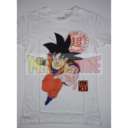 Camiseta adulto Dragon Ball Super - Goku blanca Talla L