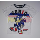 Camiseta niño Sonic blanca azul 3 años 98cm