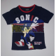 Camiseta niño Sonic azul roja 4 años 104cm