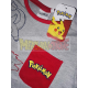 Conjunto de dos piezas camiseta y pantalón Pokémon gris - rojo 8 años 128cm