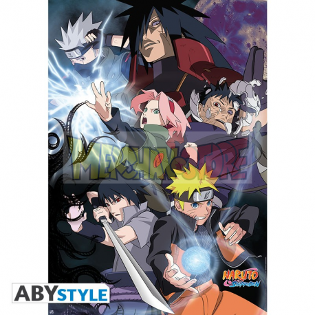 Póster Naruto Shippuden - Group Ninja War 91.5x61