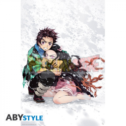 Póster Demon Slayer - Tanjiro & Nezuko Snow 91.5x61