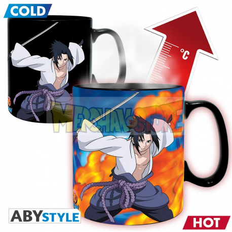 Taza cerámica termocolora Naruto Shippuden - Duel 460ml