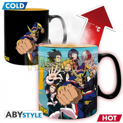 Taza cerámica termocolora My Hero Academia - Group 460Ml