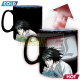 Taza cerámica térmica Death Note - Kira & L 460Ml