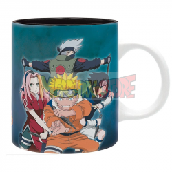 Taza cerámica Naruto Shippuden - Team 7 vs Haku y Zabuza 320Ml