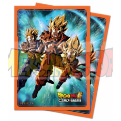 Fundas para cartas tamaño standard Dragon Ball Super - Goku, Gohan y Goten (65 unidades) Ultra Pro