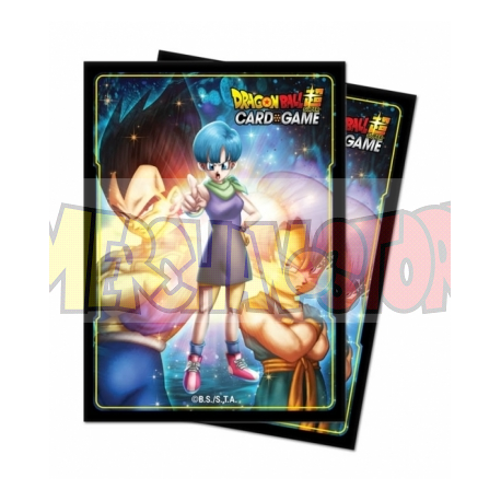 Fundas para cartas tamaño standard Dragon Ball Super - Bulma, Vegeta Y Trunks (65 unidades) Ultra Pro