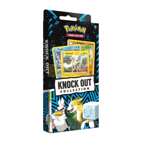 Caja de cartas Pokémon Knock Out Collection Boltund, Eiscue, Sirfetch'd (inglés)
