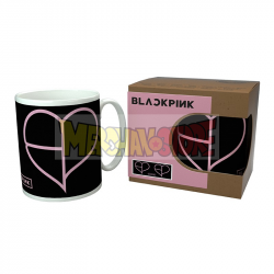 Taza cerámica Black Pink - Heart Icon 320ml
