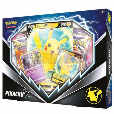 Caja de cartas Pokémon Pikachu V (español)