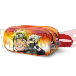 Estuche portatodo doble 3D Naruto Shippuden - Action 22x9.5x8cm
