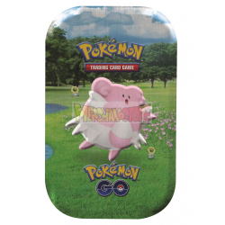 Caja de mini lata de cartas Pokemon Go - Blissey (inglés)