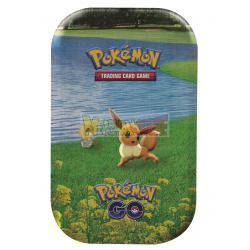 Caja de mini lata de cartas Pokemon Go - Eevee (inglés)