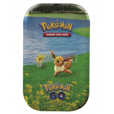 Caja de mini lata de cartas Pokemon Go - Eevee (inglés)
