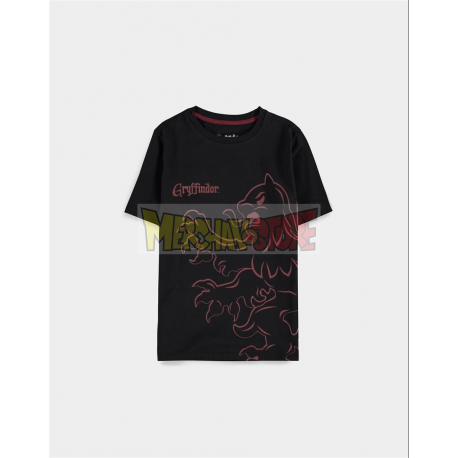 Camiseta niño Harry Potter - Gryffindor negra 5 años 110cm - 6 años 116cm