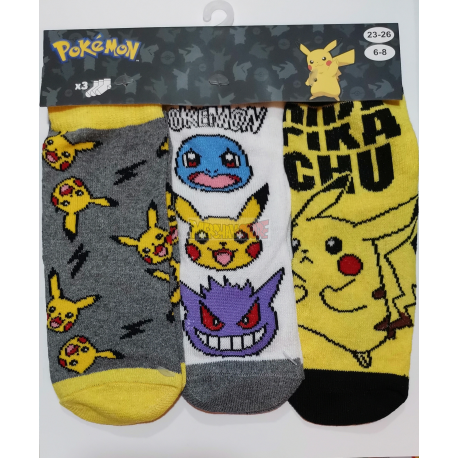 Pack de calcetines Pokémon