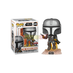 Figura Funko POP! Star Wars - Mandalorian - Mando Flying w/blaster 408