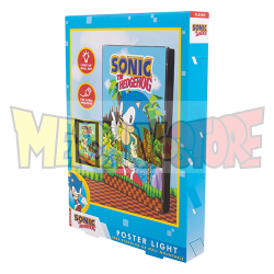 Póster retroiluminado Sonic The Hedgehog 30x20x3.5cm