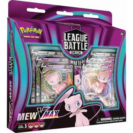 Baraja de cartas Pokémon League Battle Deck Mew VMax (español)